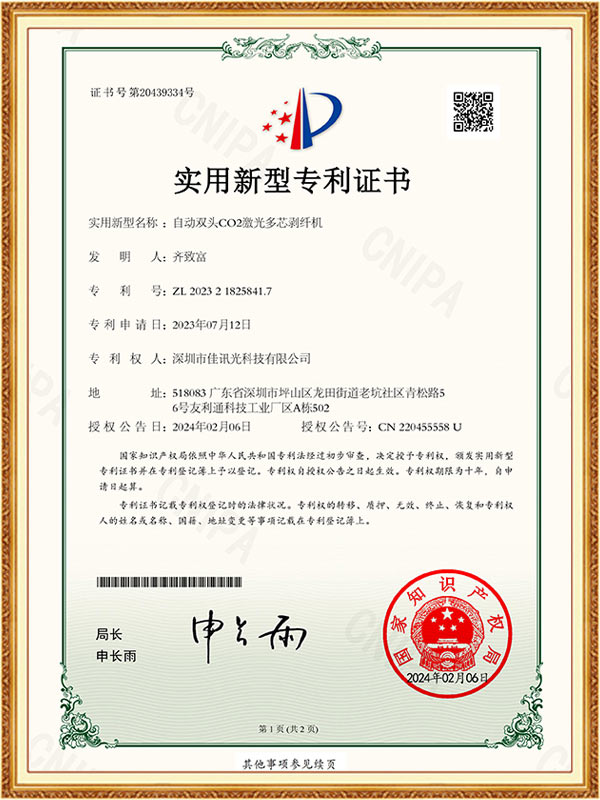 自动双头CO2激光多...